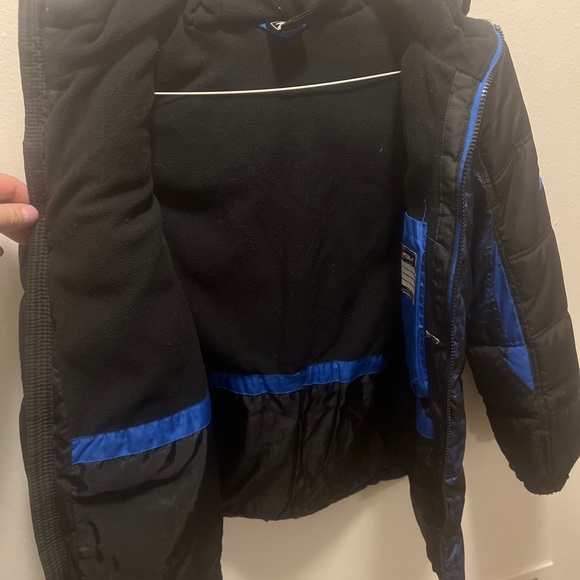 ZeroXposur YOUTH Boys Winter Puff Jacket Coat Blue Black Size Youth Large 14/16 - Picture 3 of 9